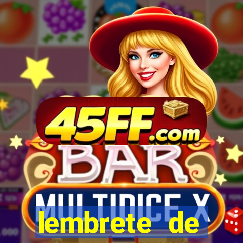 lembrete de vencimento para cliente